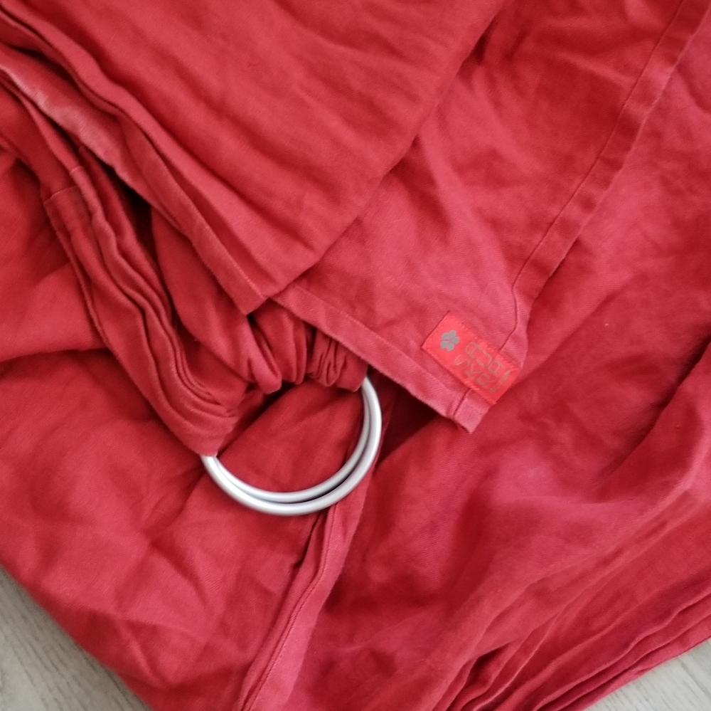 Sakura Bloom baby carrier ring sling style linen